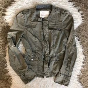 [Free People] Green Utility Jacket 6 / M